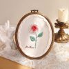 White Rose Embroidery Diy craft kit