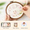White Rose Embroidery Diy craft kit - Image 3