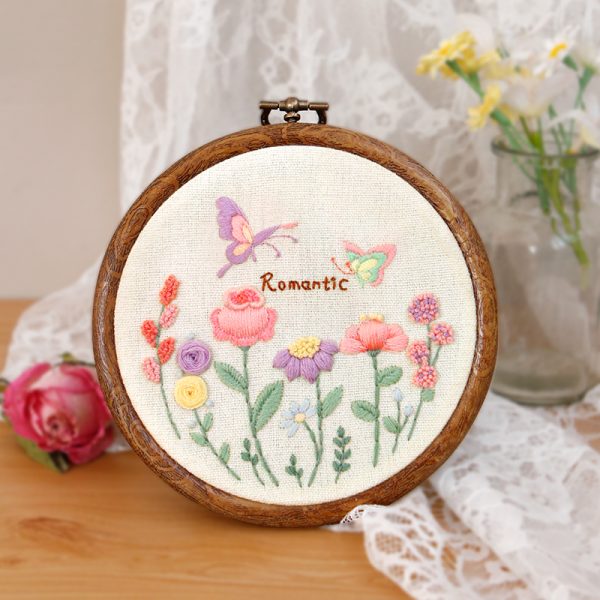 flower cluster Embroidery Diy craft kit