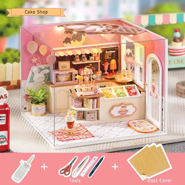 Cake Shop Assembly Models DIY Craft Kit