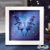 Flash-Blue Butterfly Embroidery Diy craft kit