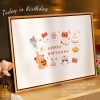 Birthday Bear Embroidery Diy craft kit - Image 2