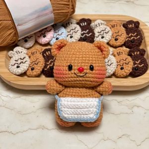 Butter Bear Milk Fabric Weave DIY Craft Kit