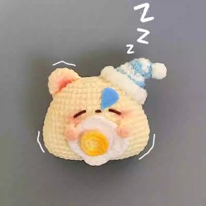 Sleeping Bear Milk Fabric Weave DIY Craft Kit