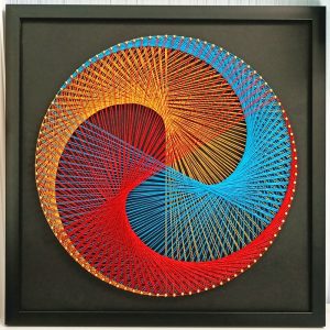 Fractal3 String Art Painting DIY Craft Kit