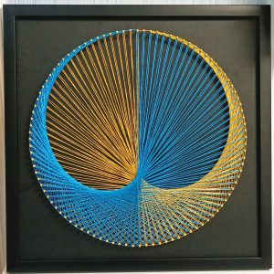 Fractal5 String Art Painting DIY Craft Kit