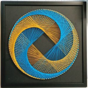 Fractal6 String Art Painting DIY Craft Kit
