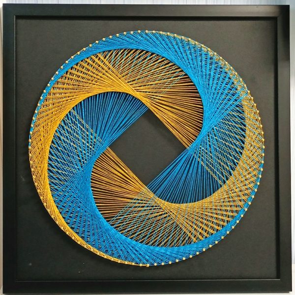 Fractal6 String Art Painting DIY Craft Kit