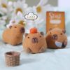 K-Capybara Wool Felt Keychain DIY Craft Kit - Image 2