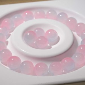 10mm dual color1 glass bead accessory