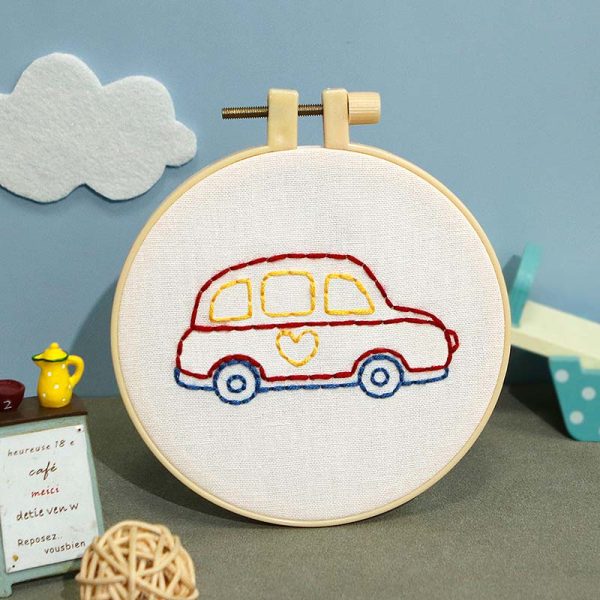 Children's Car Embroidery Diy craft kit