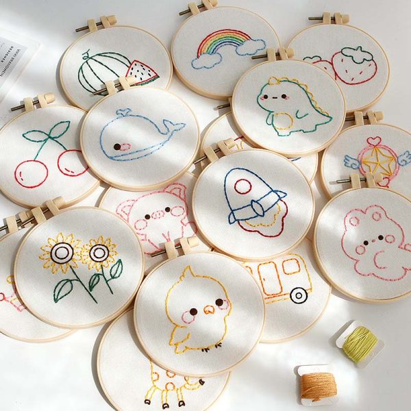 Children's Rocket Embroidery Diy craft kit - Image 2