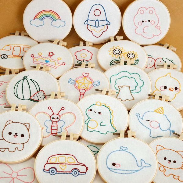 Children's Rocket Embroidery Diy craft kit - Image 3