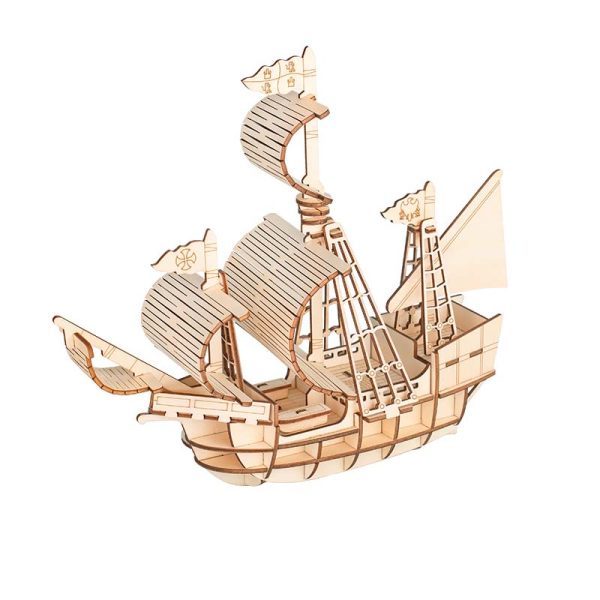 Sailboat Assembly Models DIY Craft Kit