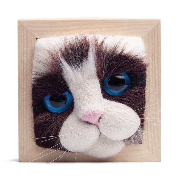 Cute Ragdoll Wool Felt Ornament DIY Craft Kit