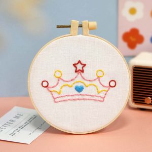 Children's Crown Embroidery Diy craft kit