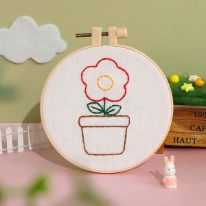 Children's Flower Embroidery Diy craft kit