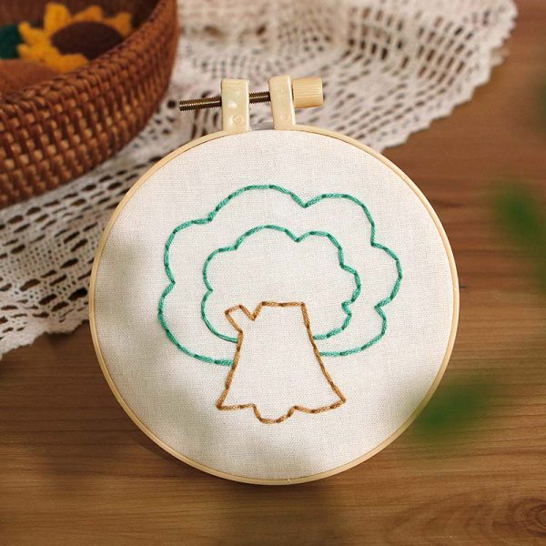 Children's BigTree Embroidery Diy craft kit