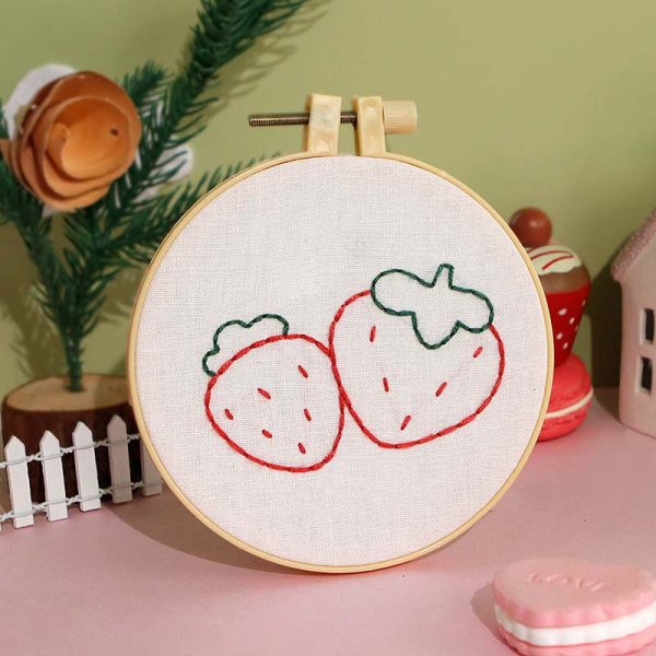 Children's Strawberry Embroidery Diy craft kit