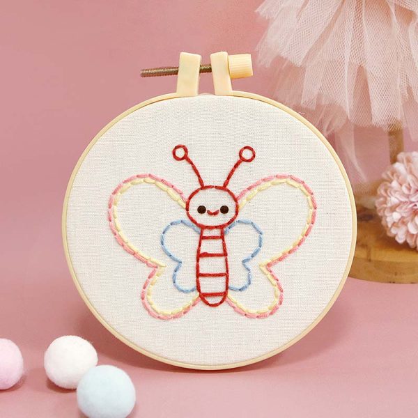 Children's Butterfly Embroidery Diy craft kit