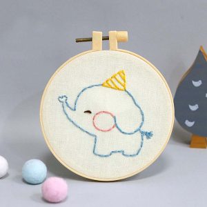 Children's Elephant Embroidery Diy craft kit