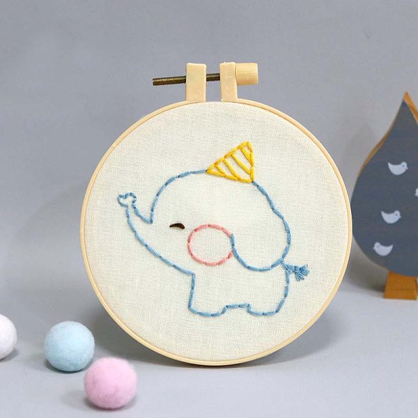 Children's Elephant Embroidery Diy craft kit