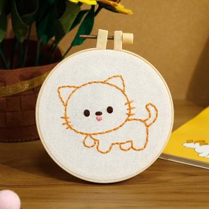 Children's Cat&Dog Embroidery Diy craft kit