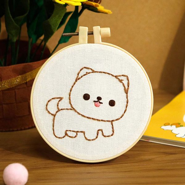 Children's Cat&Dog Embroidery Diy craft kit - Image 2