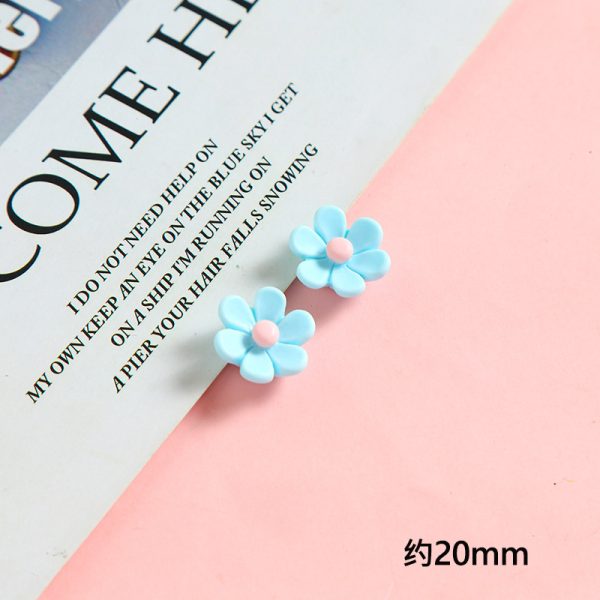 Flower Blue Resin DIY kit Jewelry Accessories