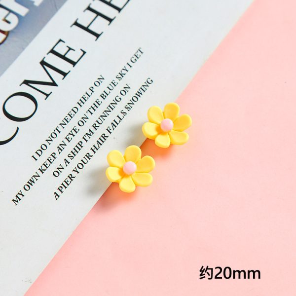 Flower Yellow2 Resin DIY kit Jewelry Accessories