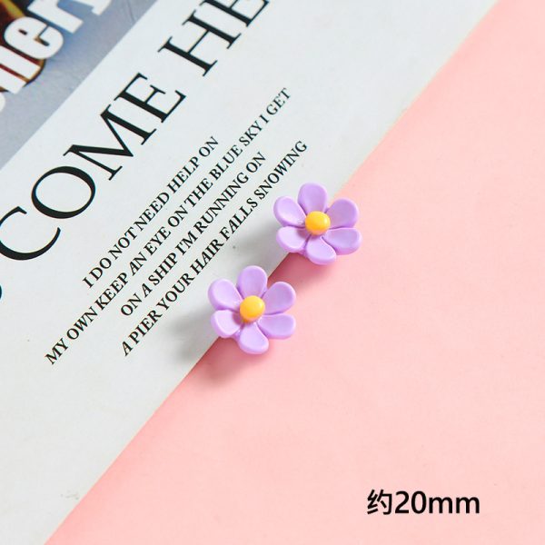 Flower Purple Resin DIY kit Jewelry Accessories